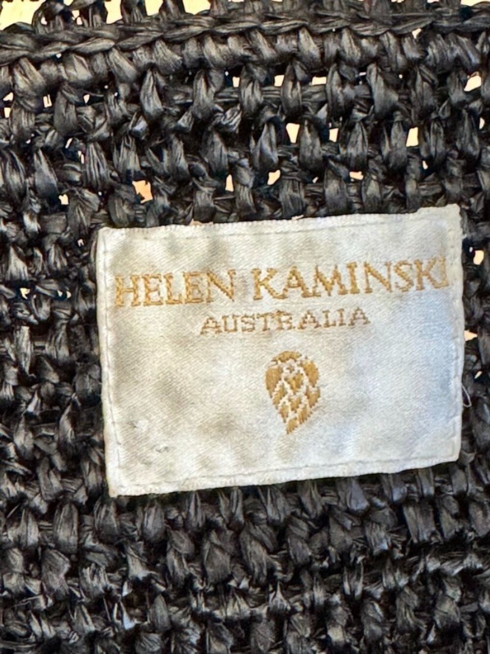 Helen Kaminski Australia Burgundy Brown Rattan Beach Hippy Tote Purse - Picture 7 of 8